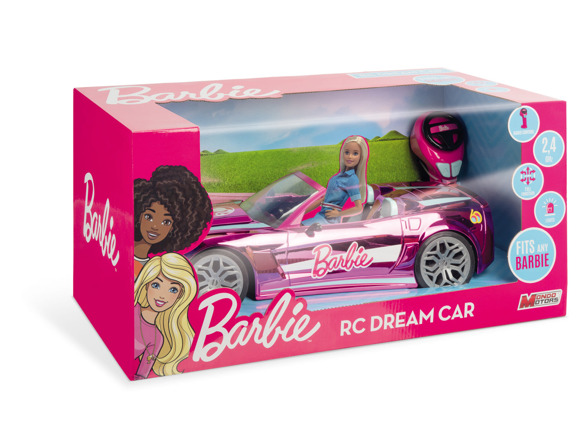 Barbie RC Dream Car radio-ohjattava avoauto | Karkkainen.com verkkokauppa