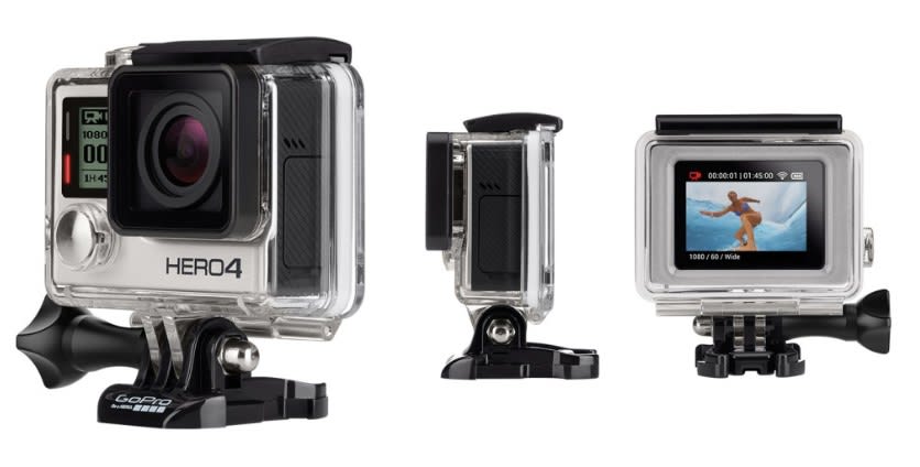 Gopro Hero4 Adventure Silver Actionkamera Karkkainen Com Verkkokauppa