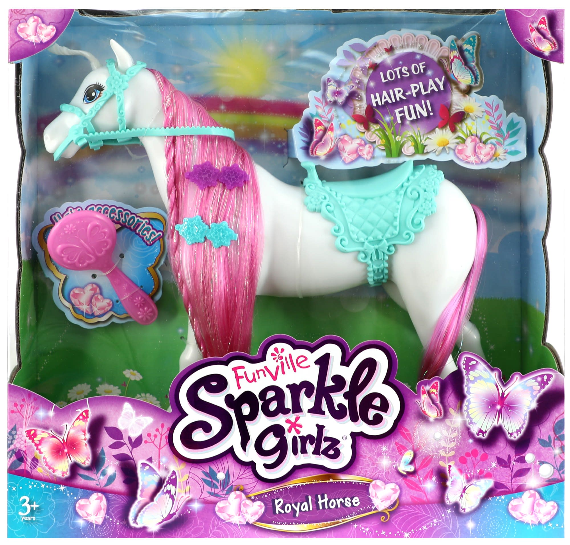 Funville sparkle girlz cheap royal horse styling set