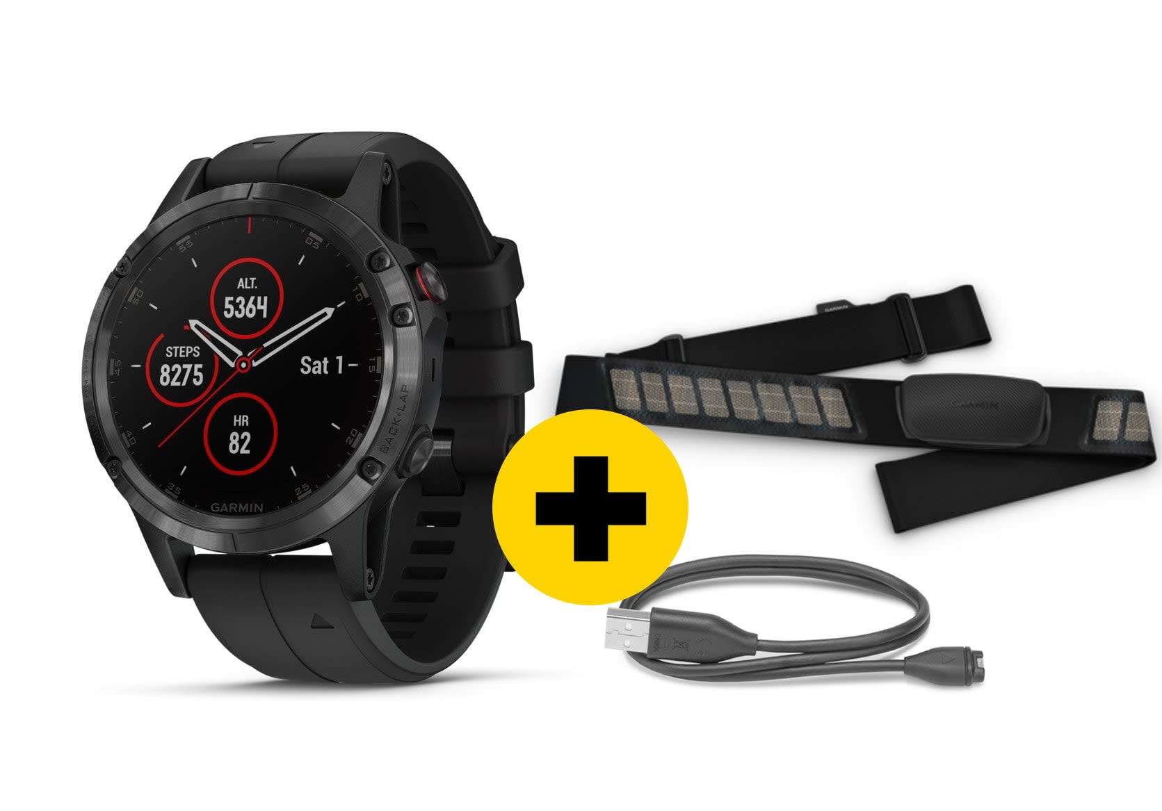 Garmin Fenix 5s Plus Sapphire ja datavyö | Karkkainen.com verkkokauppa
