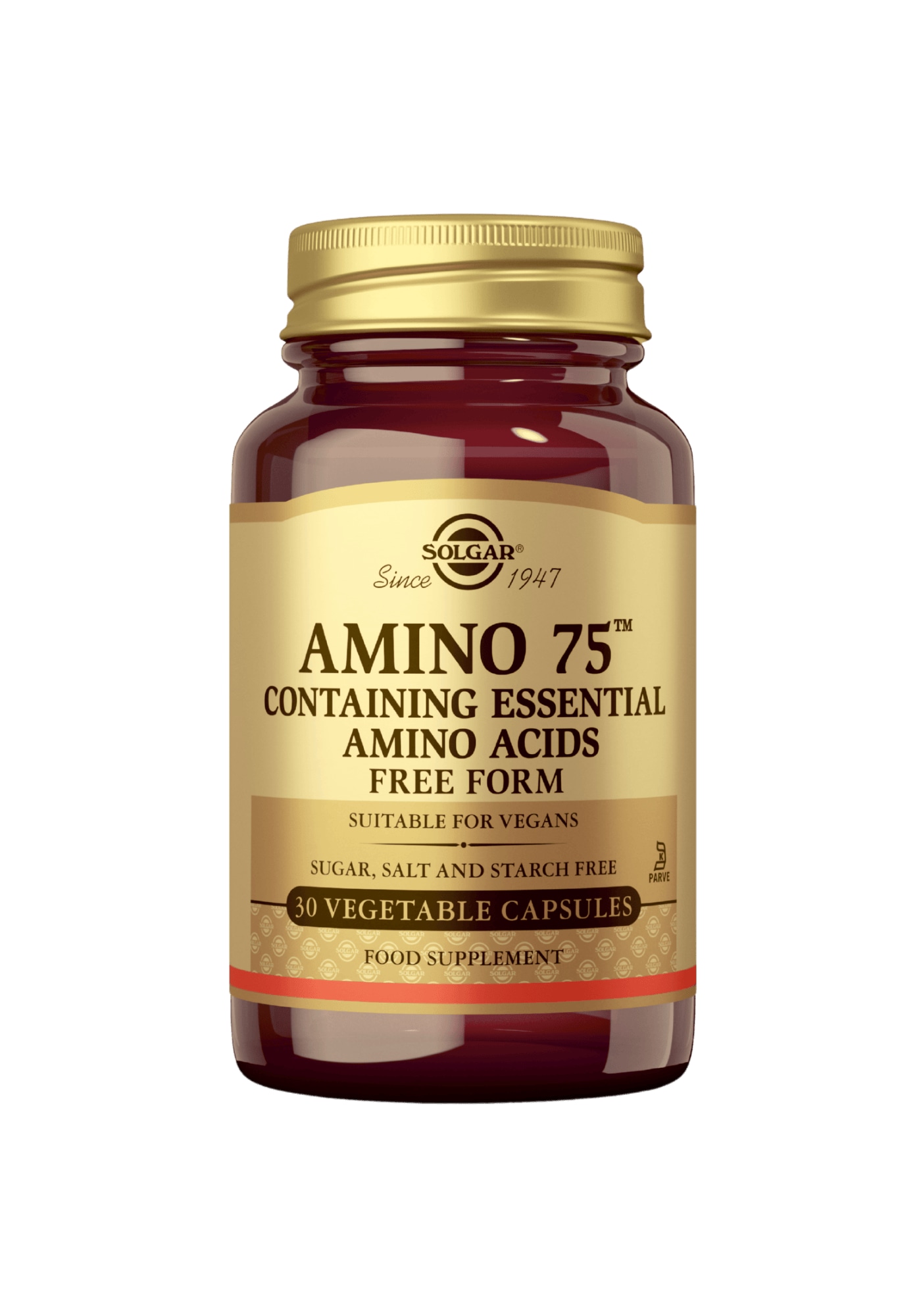 Solgar® Amino 75 30 kaps. ravintolisä