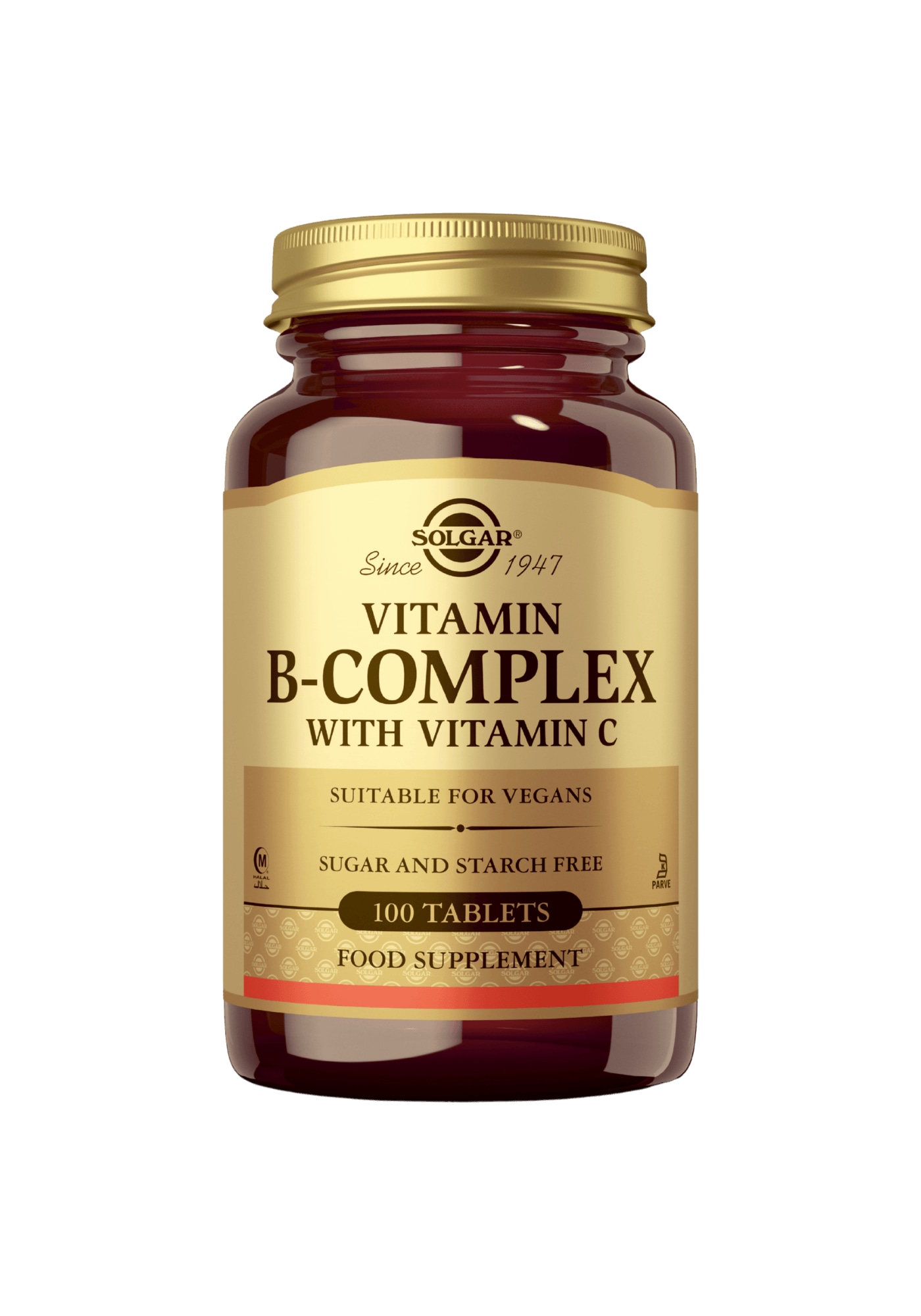 Solgar Vitamin B-Complex+C 100 kaps. ravintolisä
