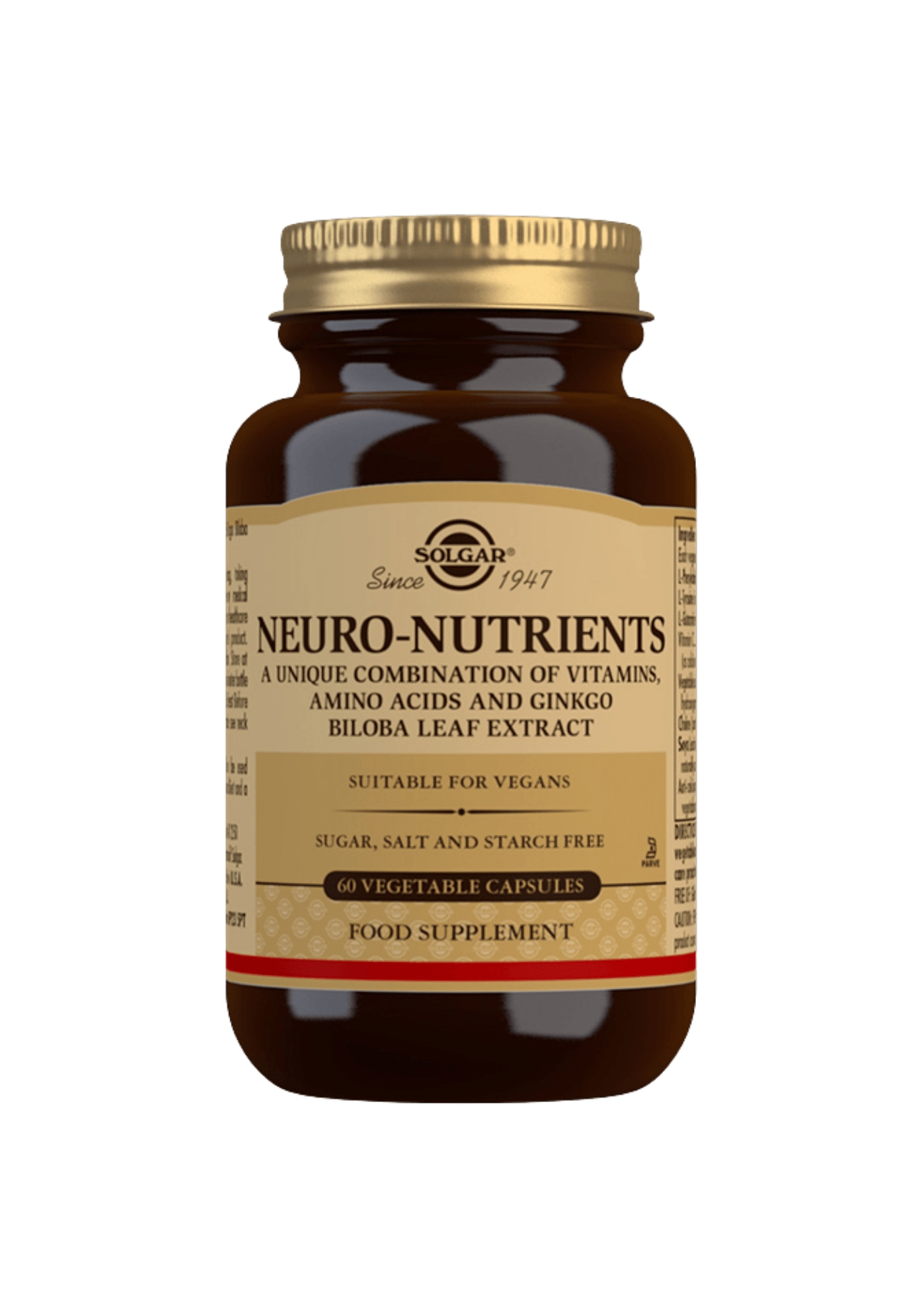 Solgar® Neuro-Nutrients 60 kaps. ravintolisä