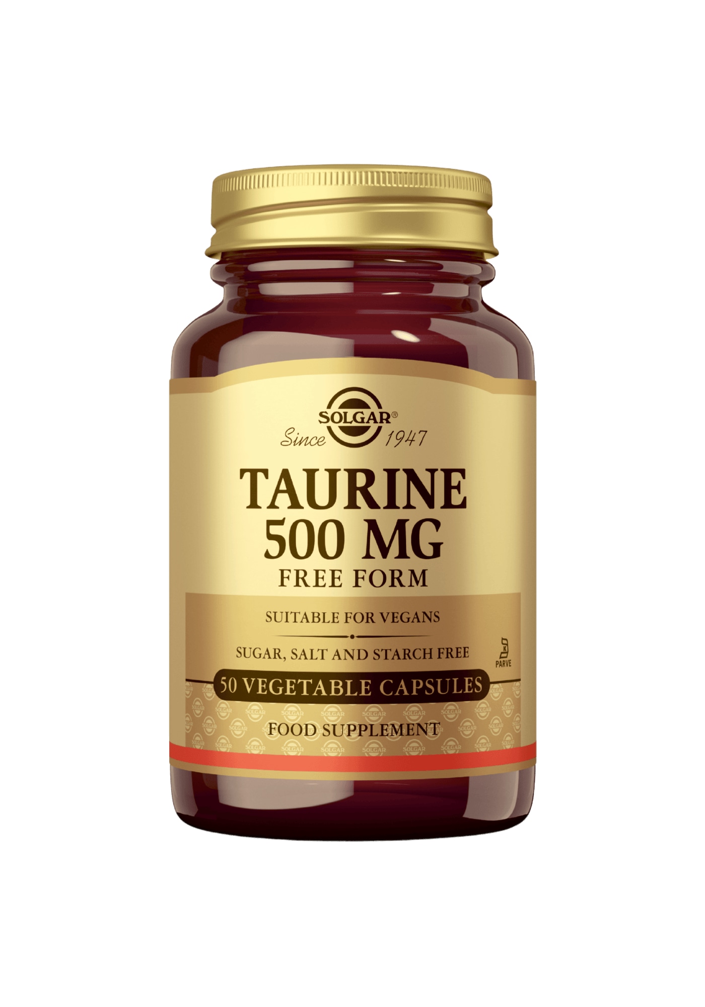 Solgar® Tauriini 500 mg 50 kaps. ravintolisä