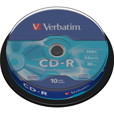 Verbatim CD-R 52x 700 Mb 10 kpl pakkaus
