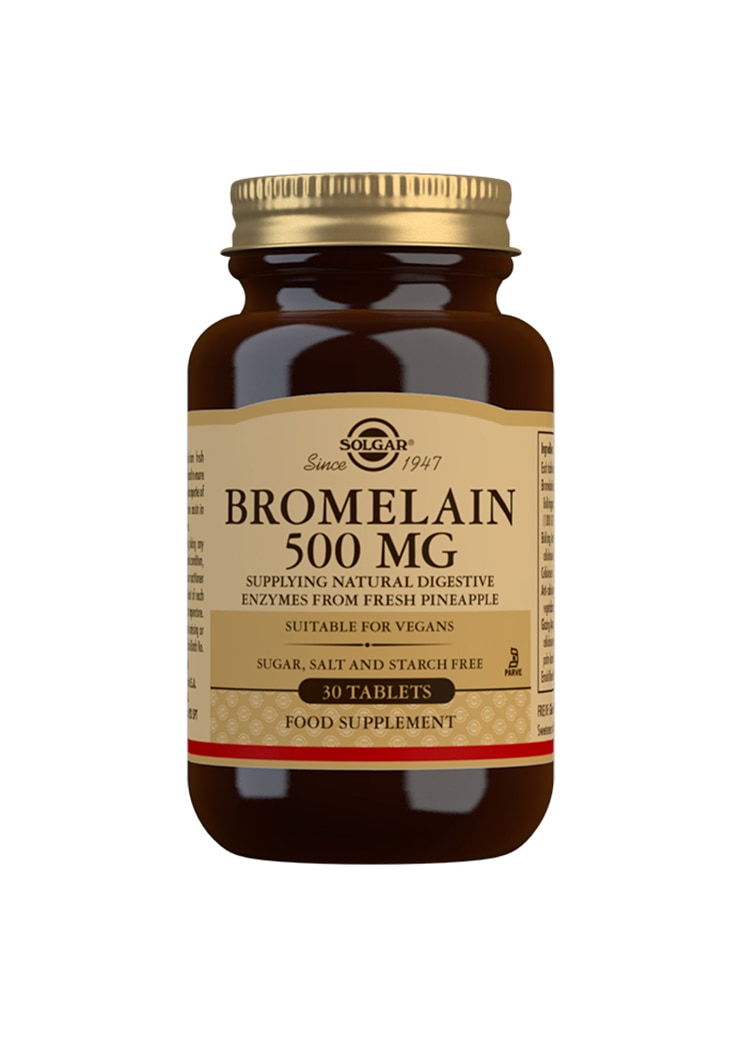 Solgar® Bromelaiini 300 mg 60 kaps. ravintolisä