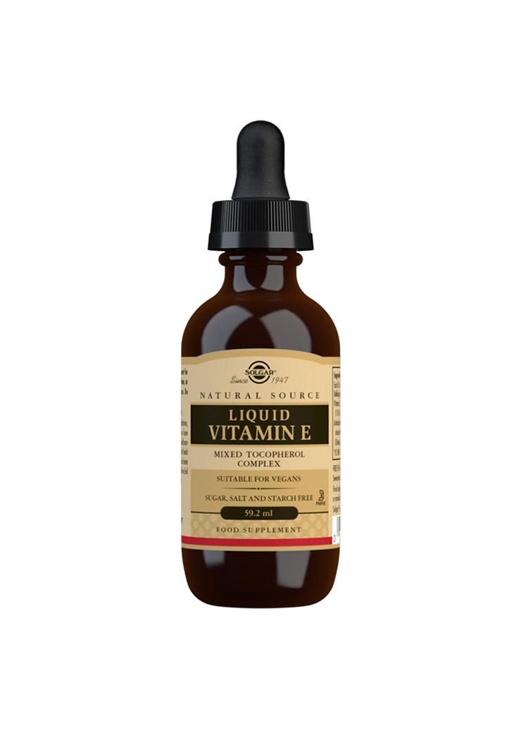Solgar® E-vitamiini 59,2 ml ravintolisä