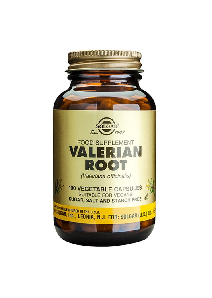 Solgar® Valeriaanan juuri 100 kaps. ravintolisä