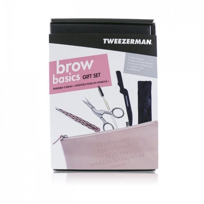 Tweezerman Brow Basics Gift Set kulmien muotoiluvälineet