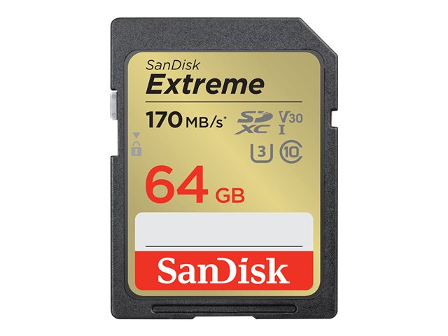 SanDisk Extreme Flash SDXC 64GB muistikortti