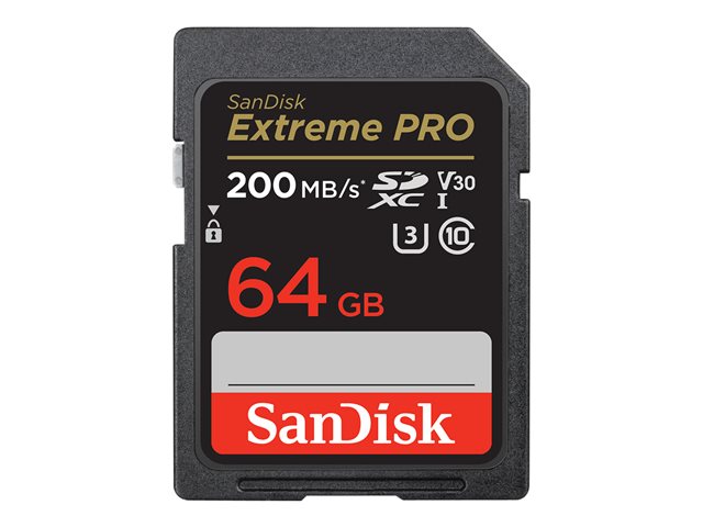 SanDisk Extreme Pro Flash SDXC 64GB muistikortti