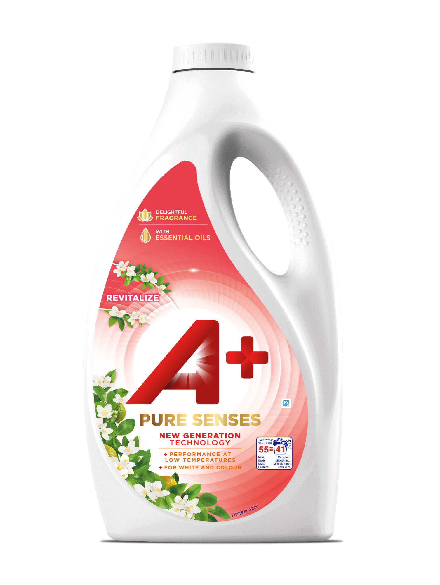A+ Pure Senses Revitalize 2,475 l pyykinpesuneste