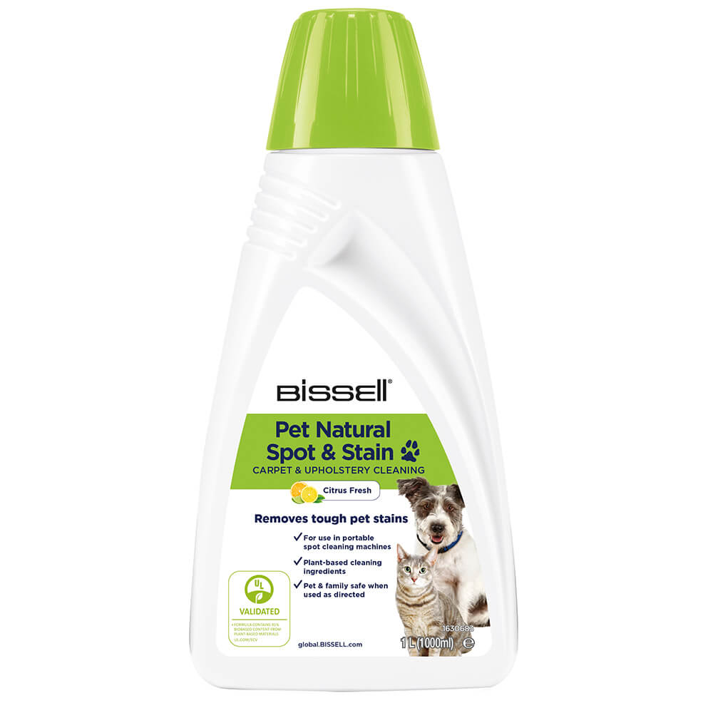 Bissell Cleaning Solution Natural Spot&Stain Pet Port. Carpet 1L matonpuhdistusaine