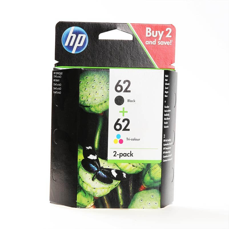HP 62 Multipack mustekasetti