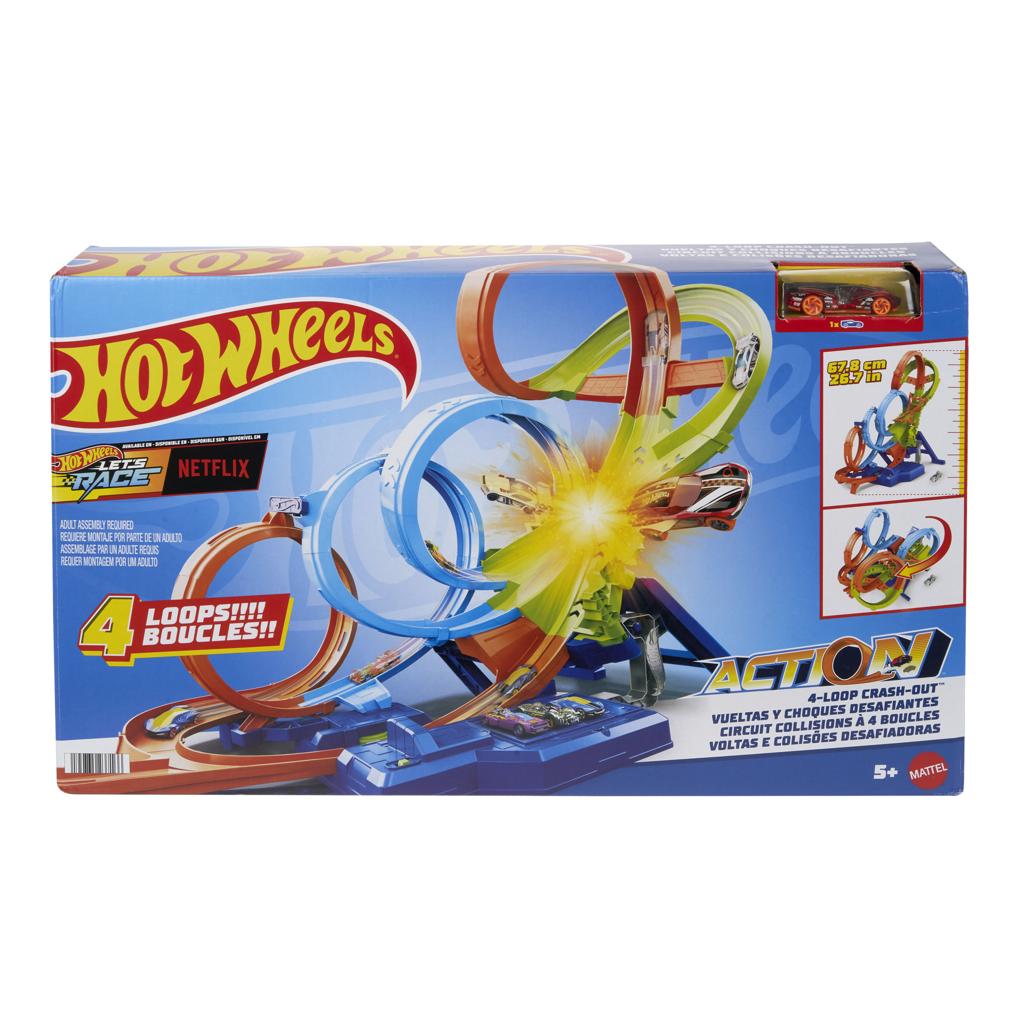 Hot Wheels 4-Loop Crash Out autorata