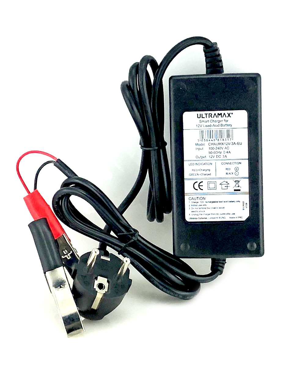 Ultramax LiFePO4 12V 3A akkulaturi