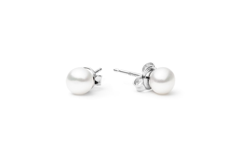 Gaurapearls 6mm helmikorvakorut