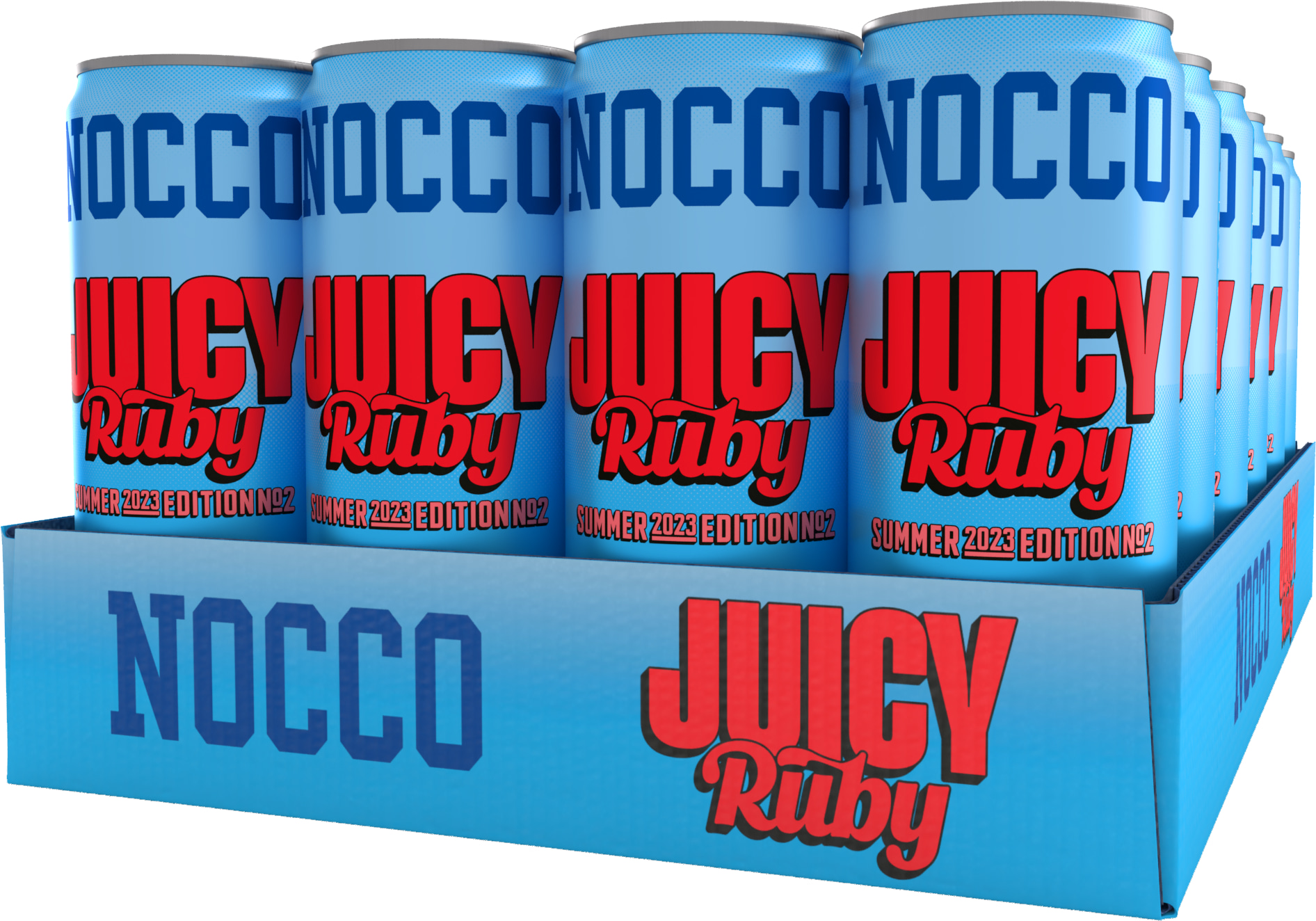 Nocco BCAA Juicy Ruby 24x330ml energiajuoma