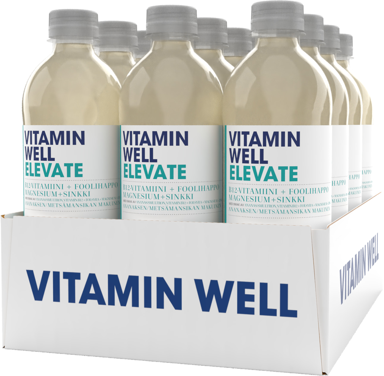 Vitamin Well Elevate 0,5l 12-pack hiilihapoton juoma