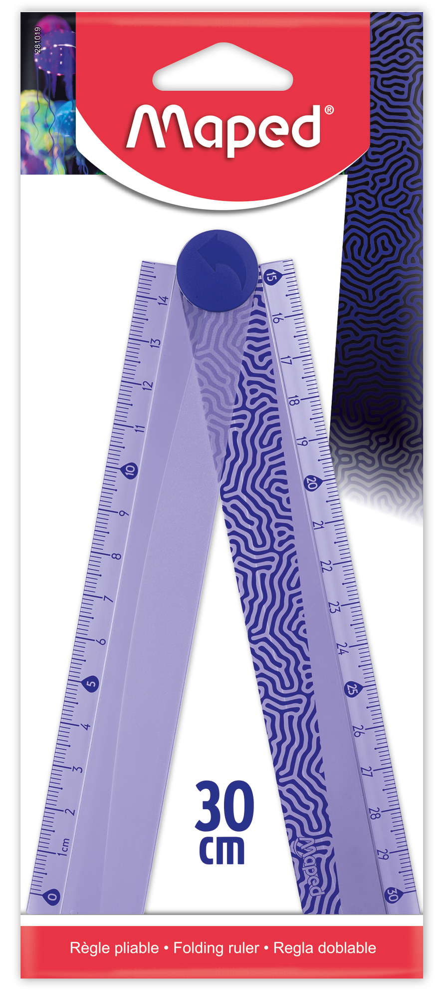 Maped Paradise 15/30cm taittuva viivain