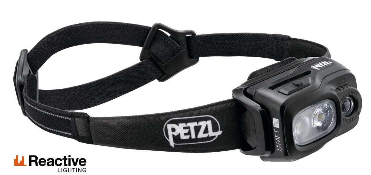 Petzl Swift RL Musta otsalamppu