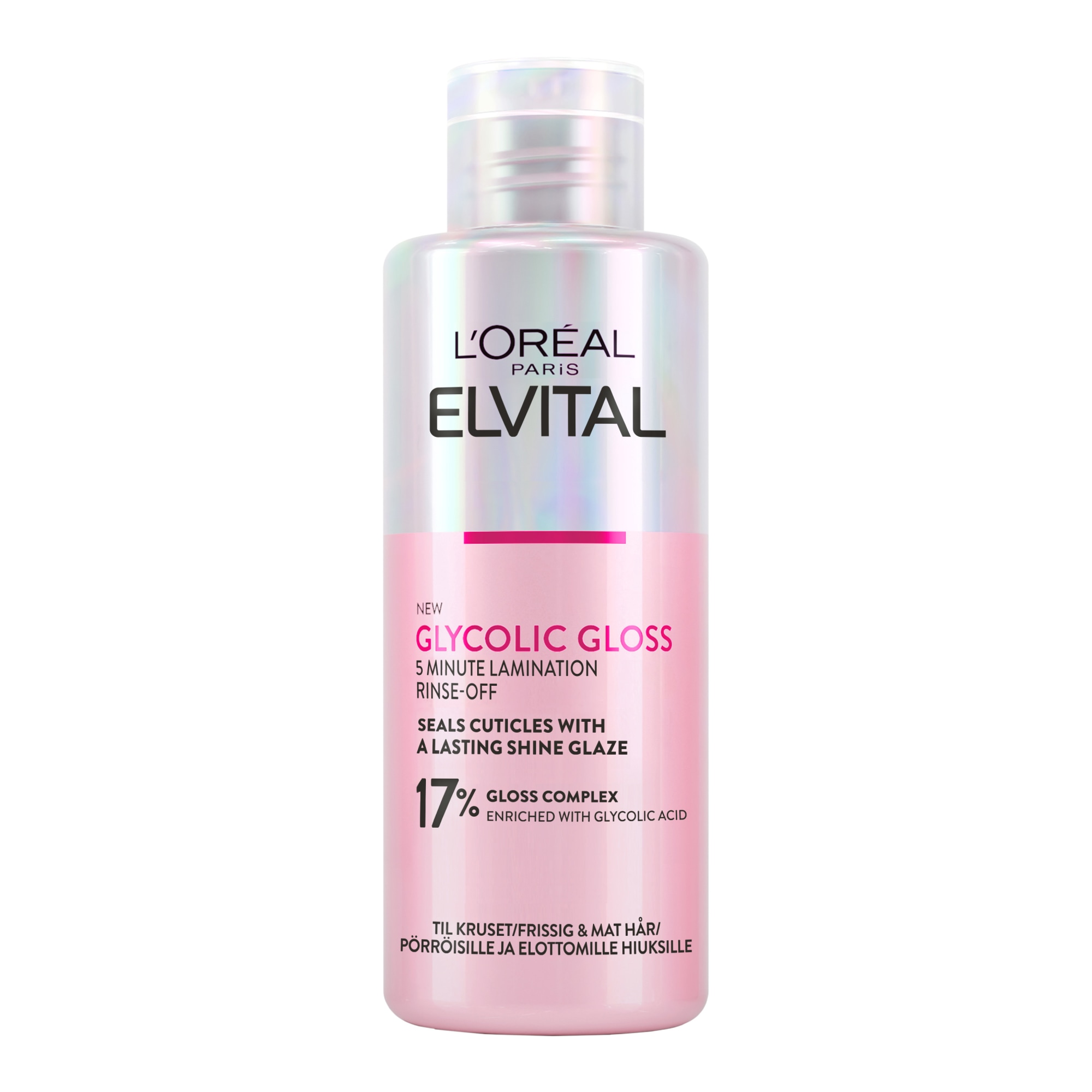 L'Oréal Paris Elvital Glycolic Gloss 200 ml huuhdeltava kiiltokäsittely