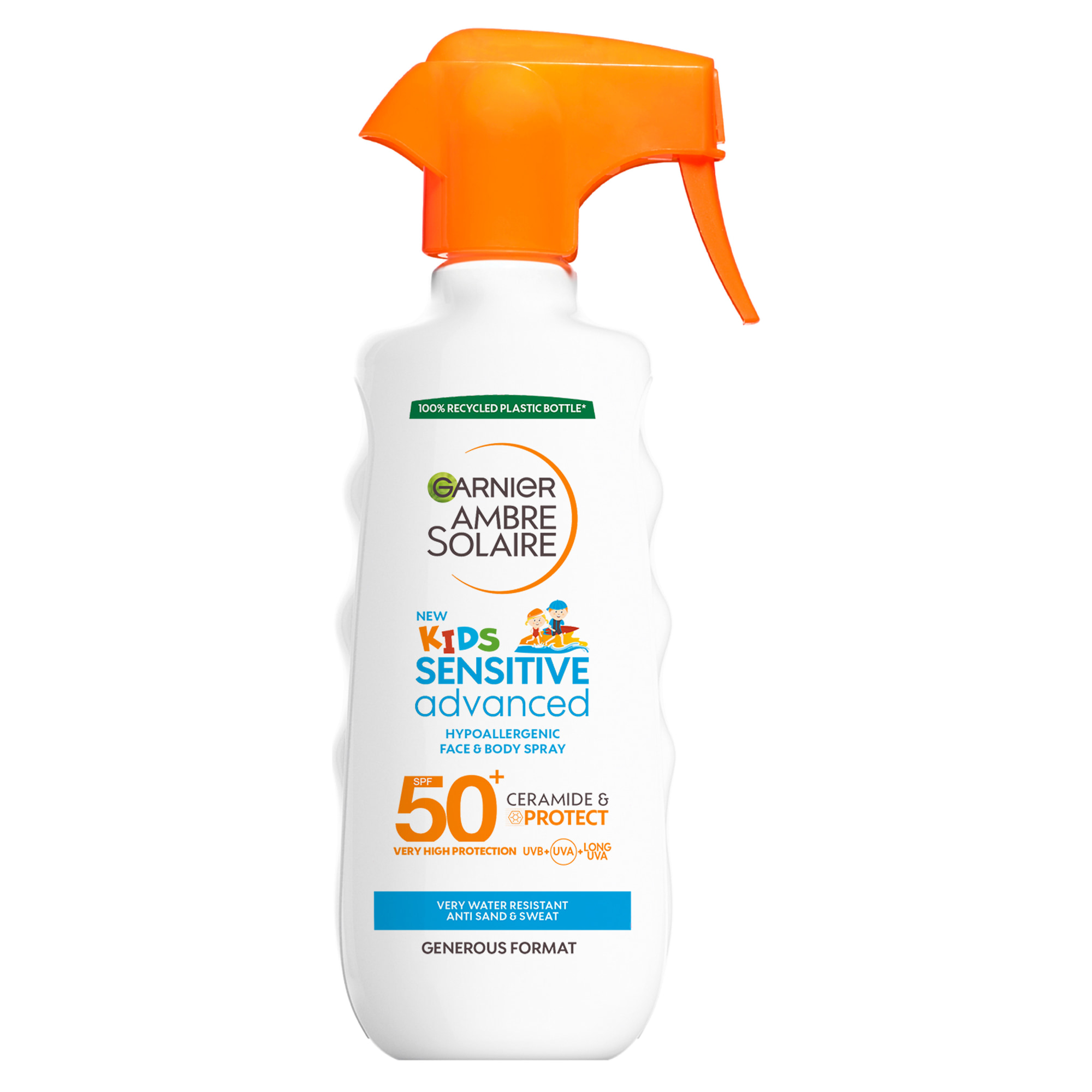 Garnier Ambre Solaire Kids Sensitive Advanced SK50+ 270 ml aurinkosuojasuihke