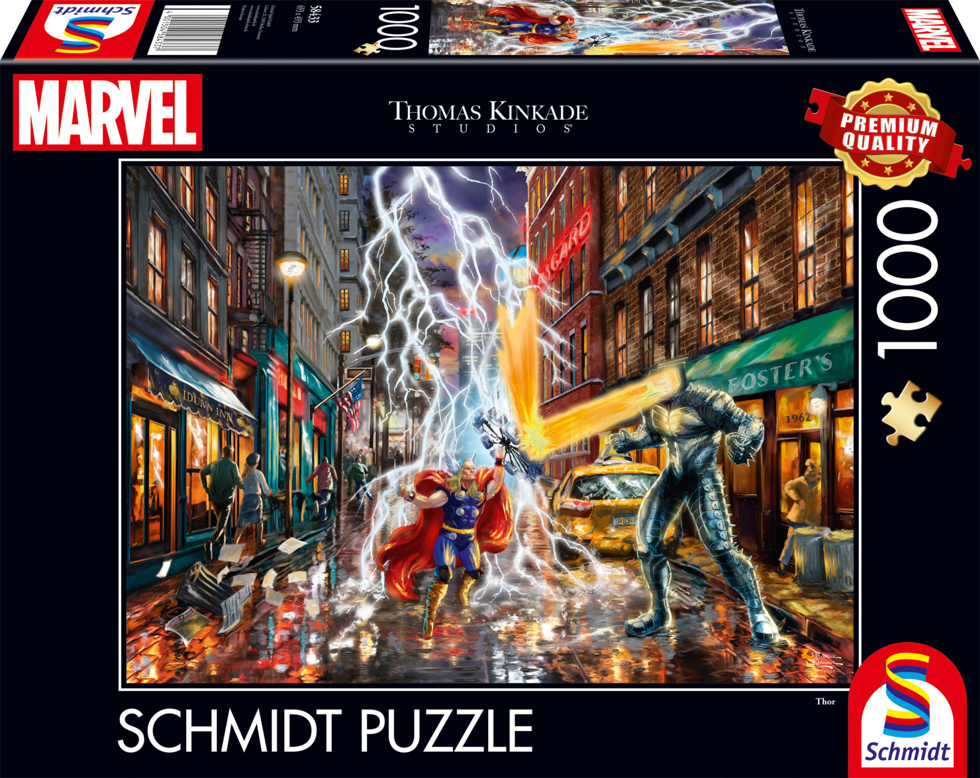 Schmidt Thomas Kinkade: Marvel Thor 1000p palapeli