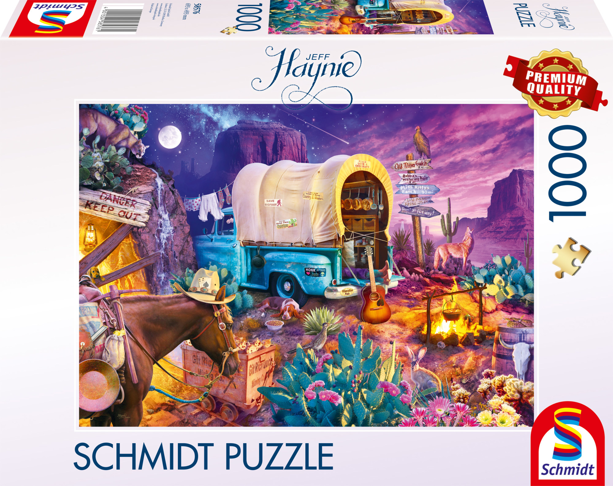 Schmidt A Charming Wild West Campout 1000p palapeli