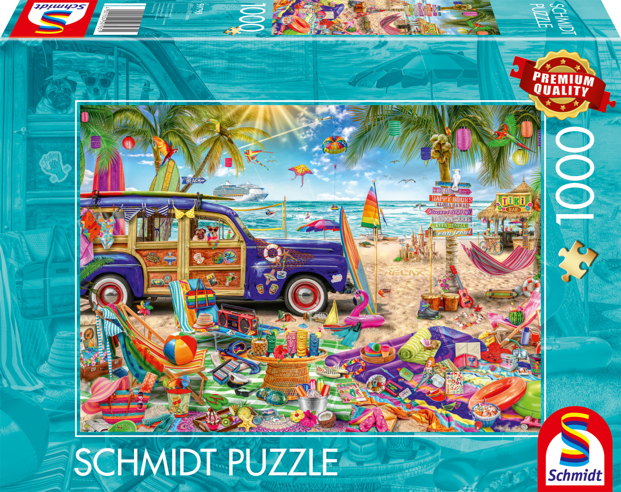 Schmidt A Sunny Break At The Seaside 1000p palapeli