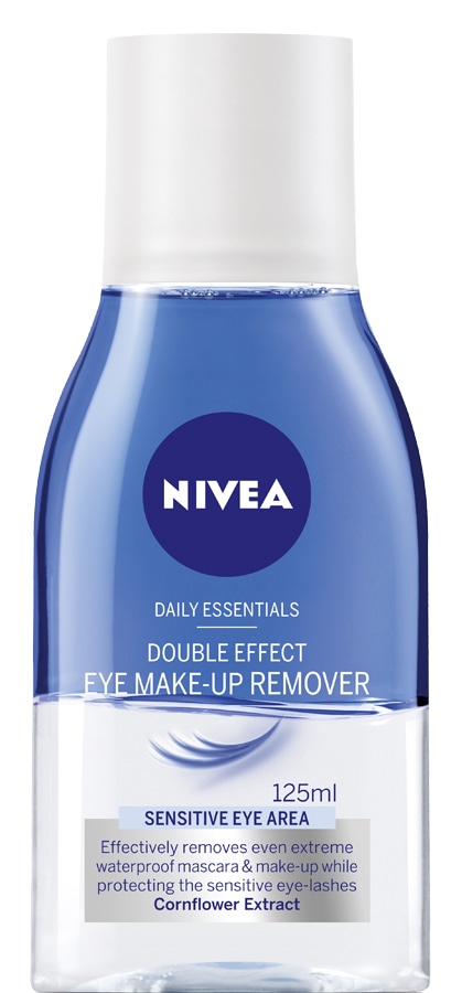 Nivea Daily Essentials Double Effect Eye Make-Up Remover 125 ml silmämeikinpuhdistusaine