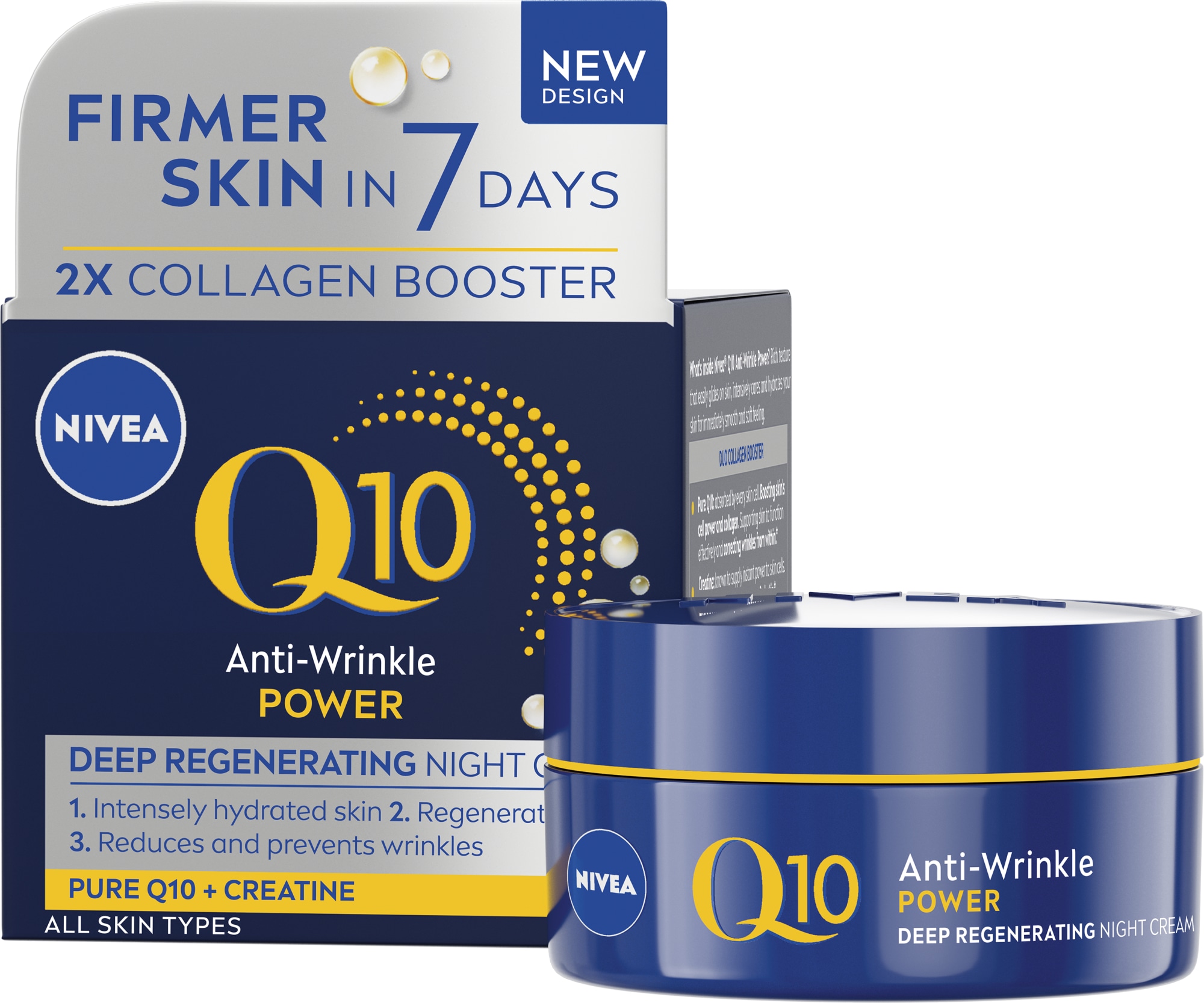 Nivea Q10 Anti-Wrinkle Power Deep Regenerating 50 ml yövoide