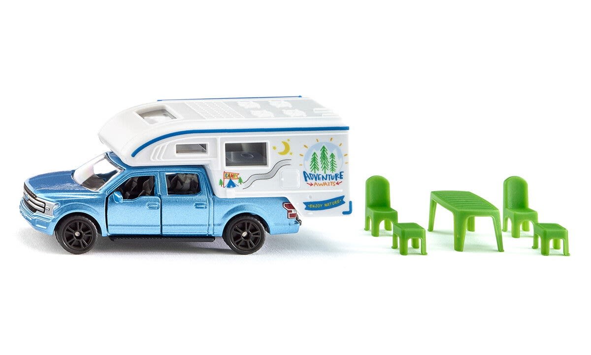 Siku Ford F150 Pick-Up Camper pikkuauto