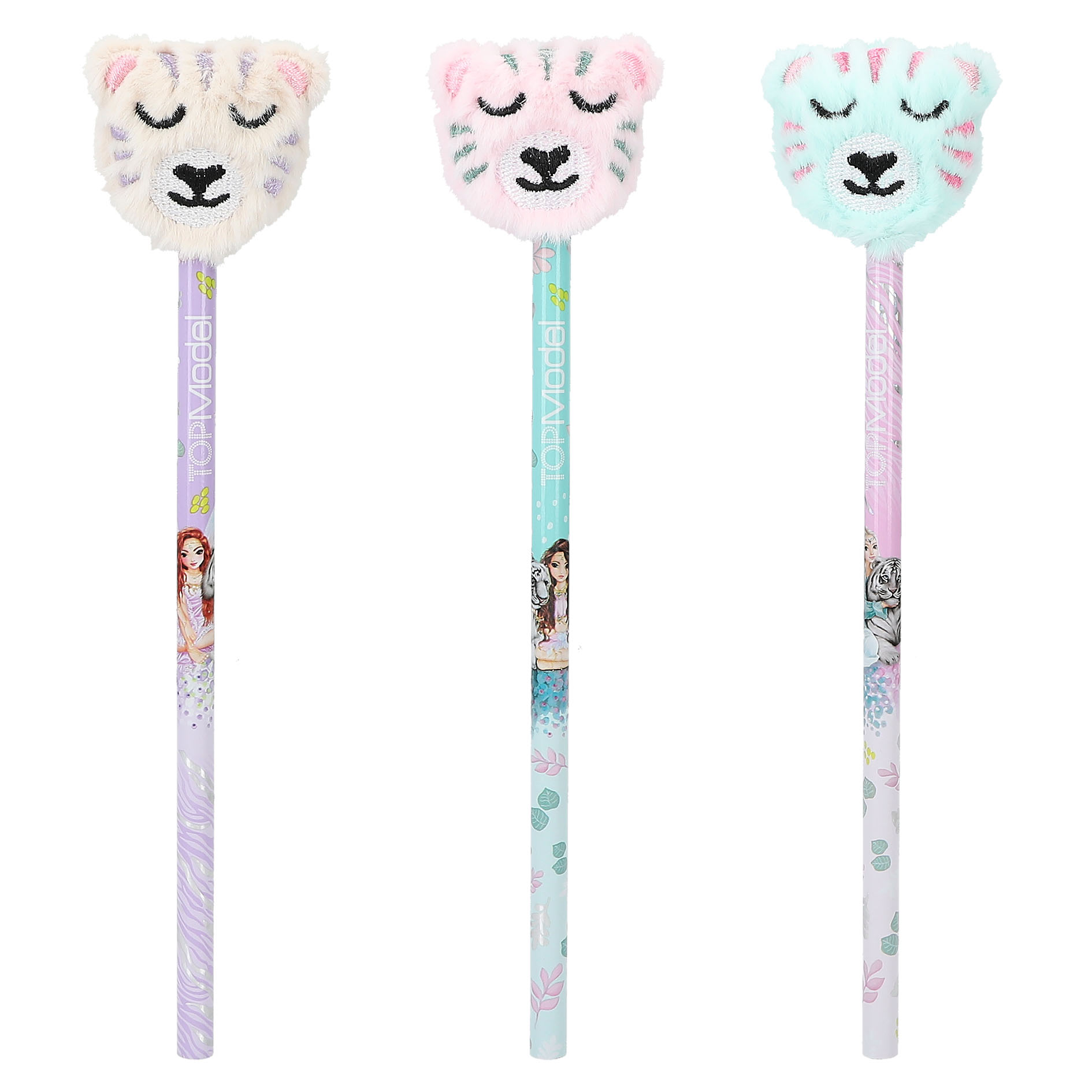 TOPModel Fantasy Tiger lyijykynä pehmokoristeella