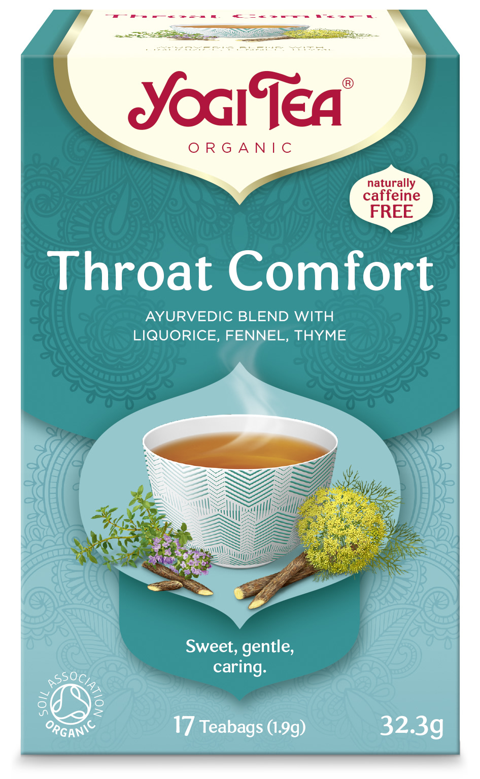 Yogi Tea Throat Comfort Luomu 17x1,9 g yrtti-maustetee