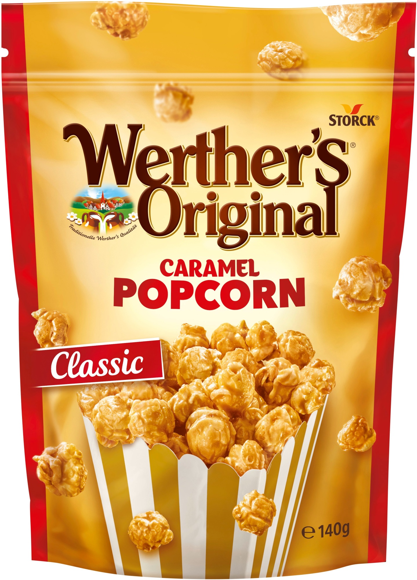 Werther´s Original Caramel Popcorn Classic 140 g karkkipussi