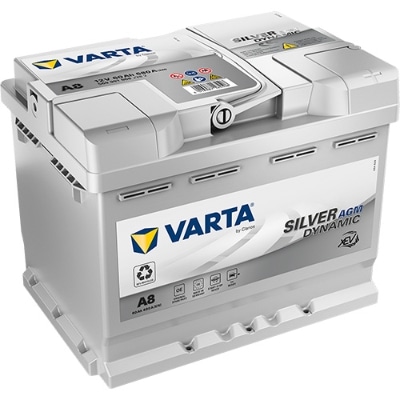 Varta Silver Dynamic AGM xEV A8 60Ah käynnistysakku