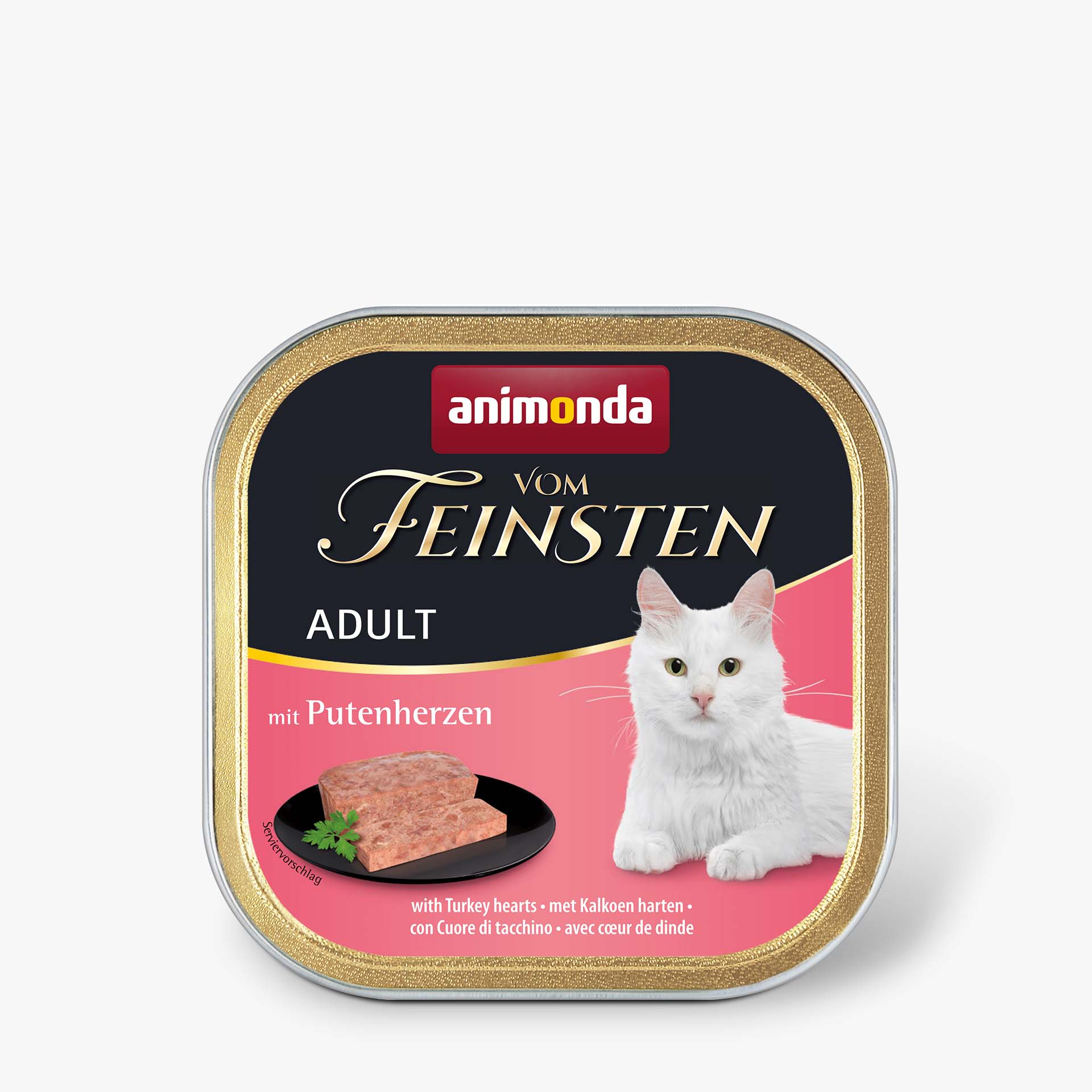 Animonda Feinsten Adult Kalkkuna sydän 100 g kissan märkäruoka