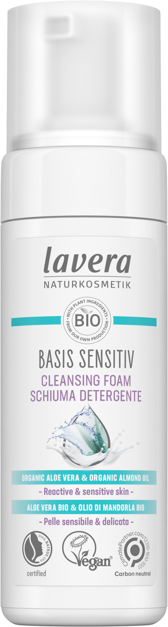 Lavera Basis Sensitiv 150 ml puhdistusvaahto