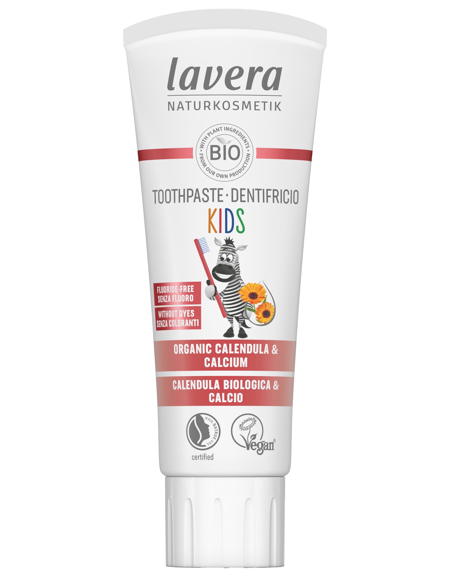 lavera Lasten fluoriton hammastahna