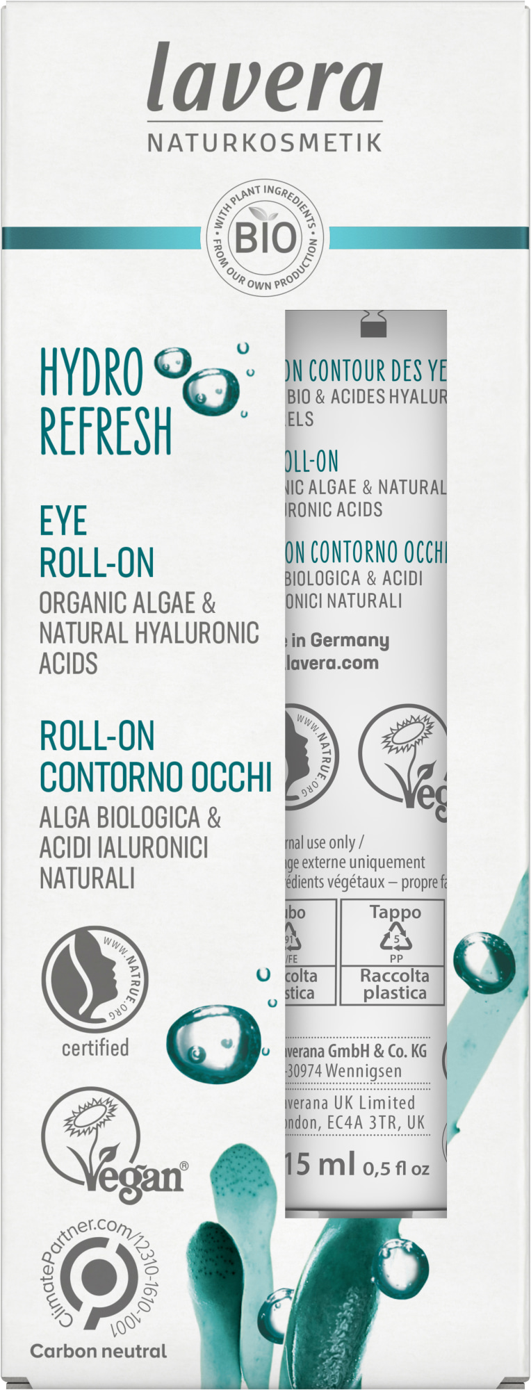 Lavera Hydro Refresh Eye Roll-on 15 ml silmänympärysvoide
