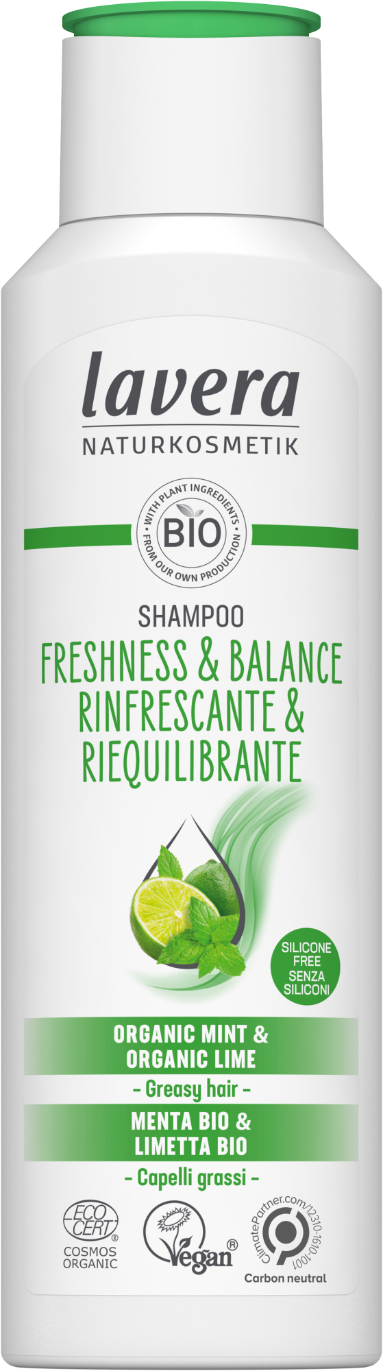 Lavera Freshness & Balance 250 ml shampoo