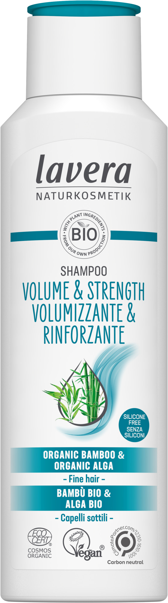 Lavera Volume & Strength 250 ml shampoo