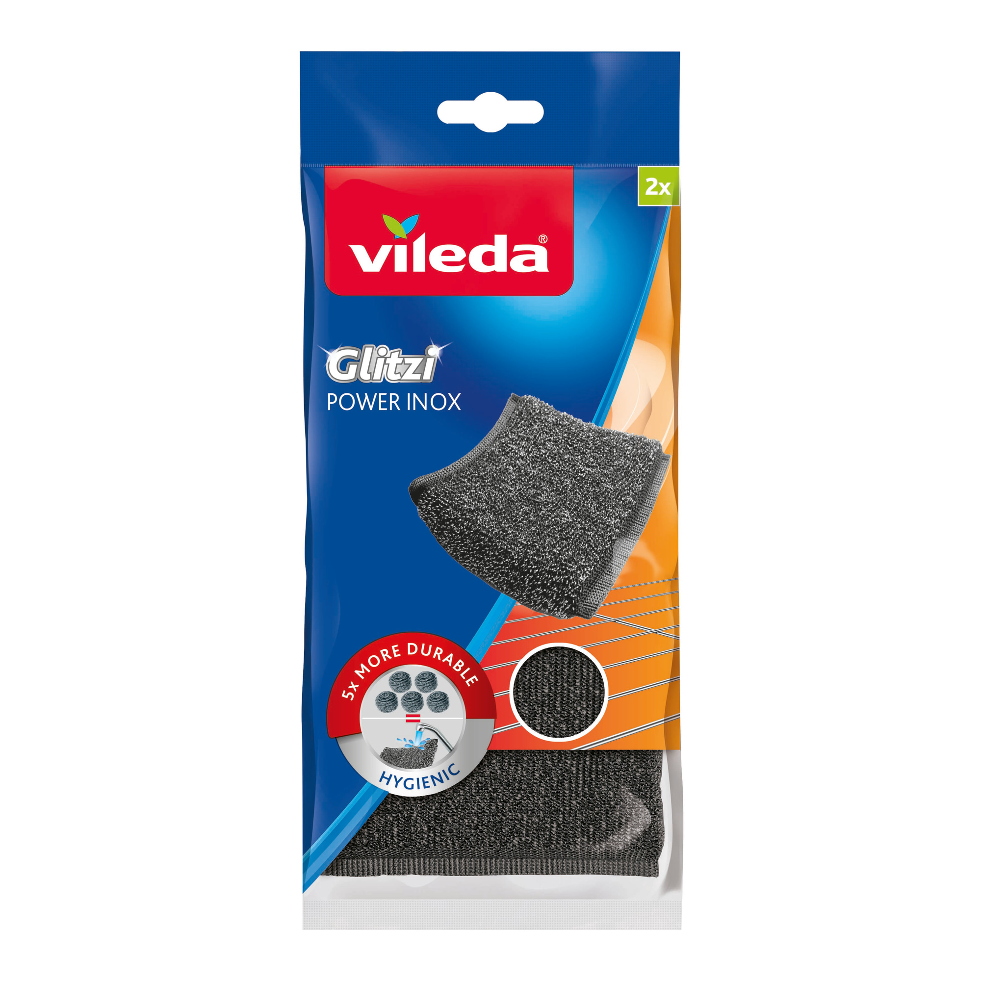 Vileda Glitzi Power Inox 2 kpl hankaussieni