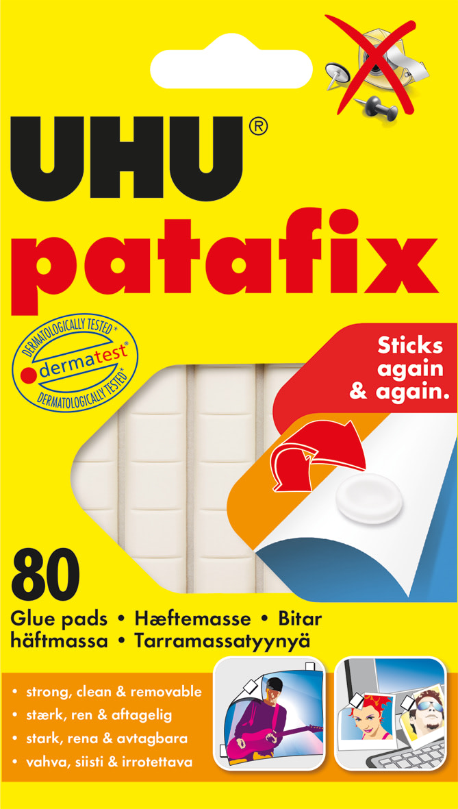 UHU Patafix 80kpl valkotarra