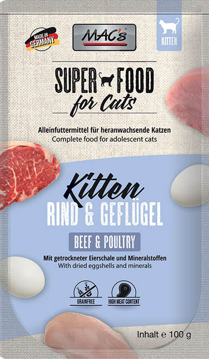 MAC's CAT Pouch nauta & siipikarja 100 g kissan penturuoka