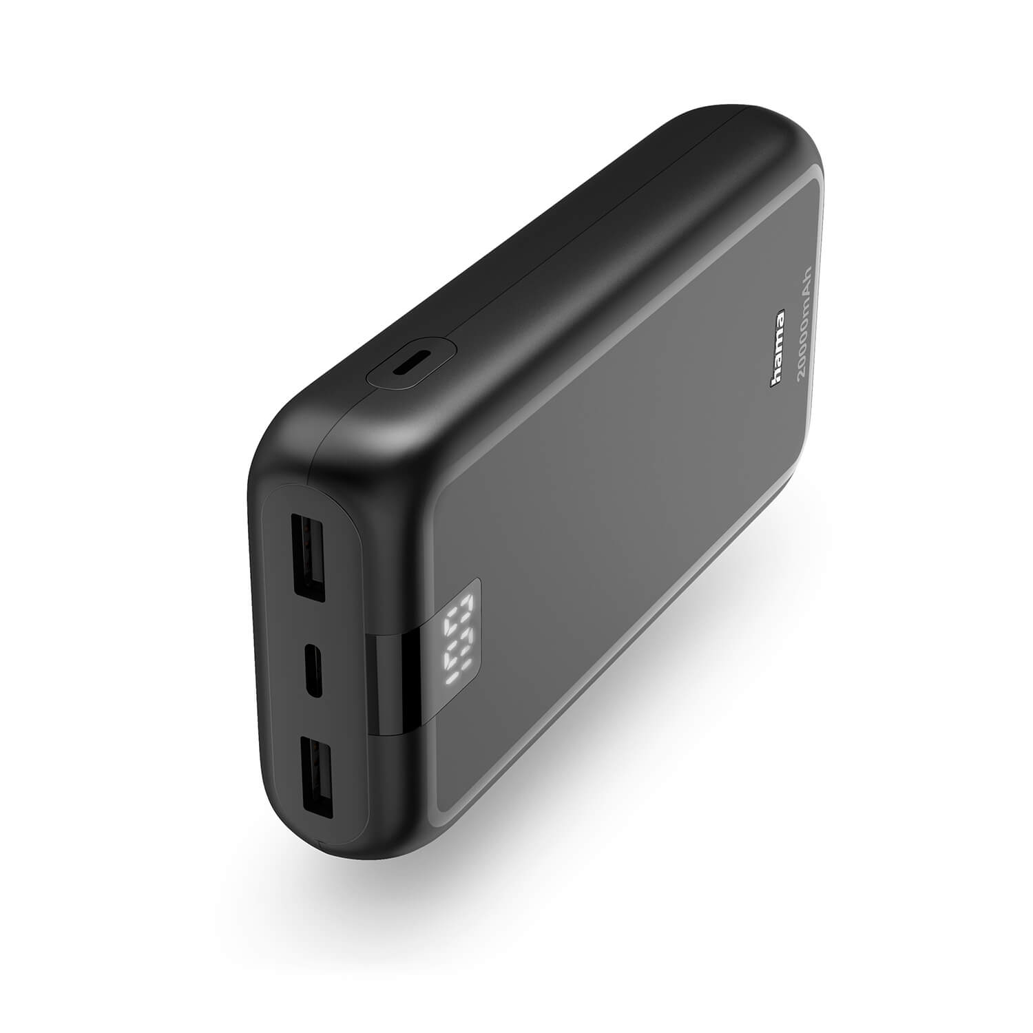 Hama 20000mAh 2xUSB-A+1xUSB-C Anthracite varavirtalähde