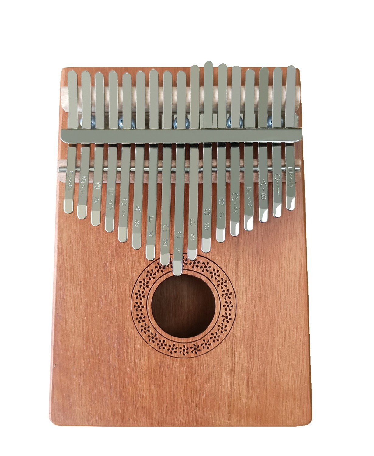 Intirilife Kalimba thumb-piano mahonkipuusta