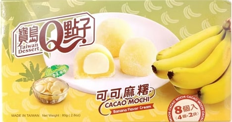 Taiwan Dessert Banaani 80 g Cacao Mochi