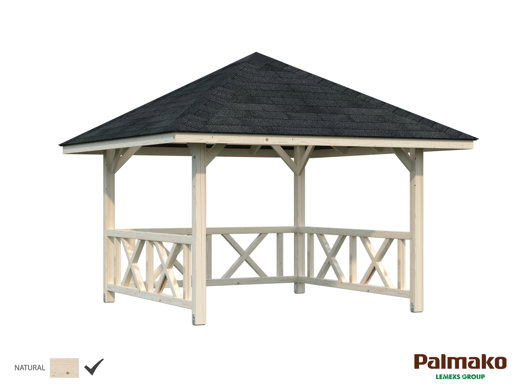 Palmako Bianca 8,3 m2 Set101 katos